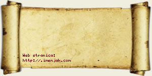 Emilija Bilkić vizit kartica